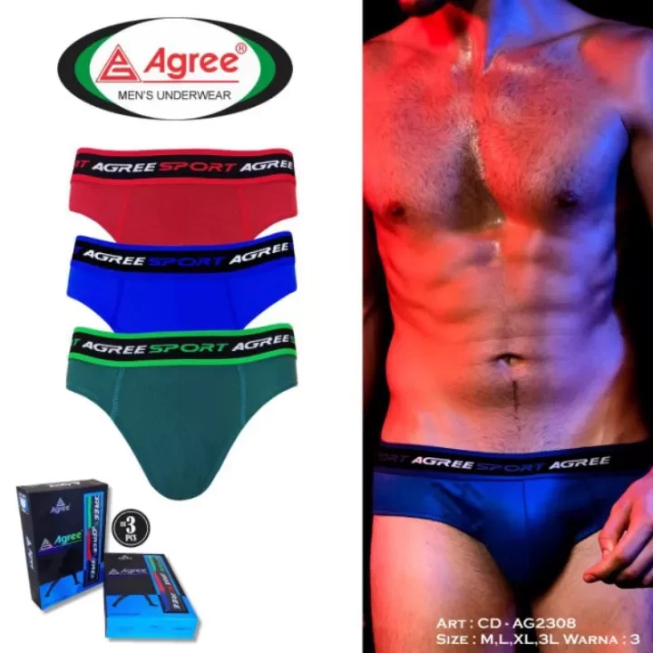 LABELING - (3pcs Price) CD Agree Sport - 3pcs Adult Men CD/Pants Adult Men Agree 2308