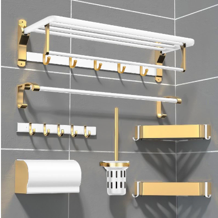 FIHE Gantung Kamar Mandi Aksesoris Kamar Mandi Storage Rak