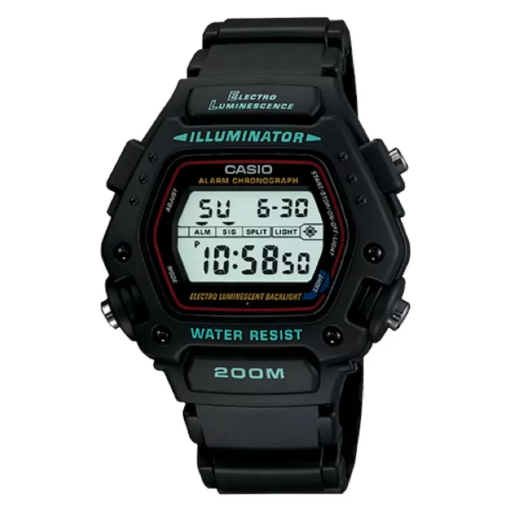 Casio Men's Alarm Chronograph Sport Watch DW-290-1VS