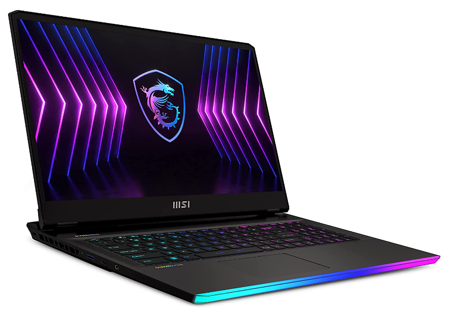 MSI Titan GT77HX 13VI-052SG - 17.3" UHD gaming laptop, i9-13980HX, 16GB RAM, 4TB SSD, RTX 4090, Core Black