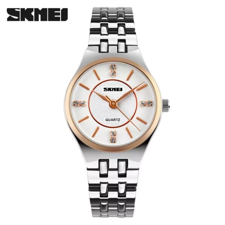 Women's Fashion Watch SKMEI 1133 Timeless Stainless Steel Chain Original Waterproof 3 ATM