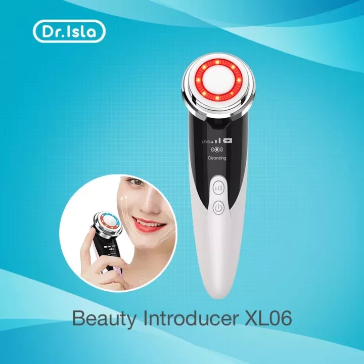 Dr.Isla original glowing face iron XL06 Anti Anging Facial Massager Skin Care Iron XL06 Facial Massager Face Lift Device Radio Frequency LED Skin Rejuvenation Wrinkle Removal Facial Moisturizing Skin