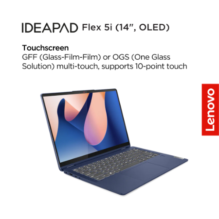 Lenovo 2in1 IdeaPad Flex 5i 14IRU8 6VID i5 1335U Win11 16GB 512GB SSD 14" WUXGA OLED 400nits 100% DCI-P3 Glossy Touch