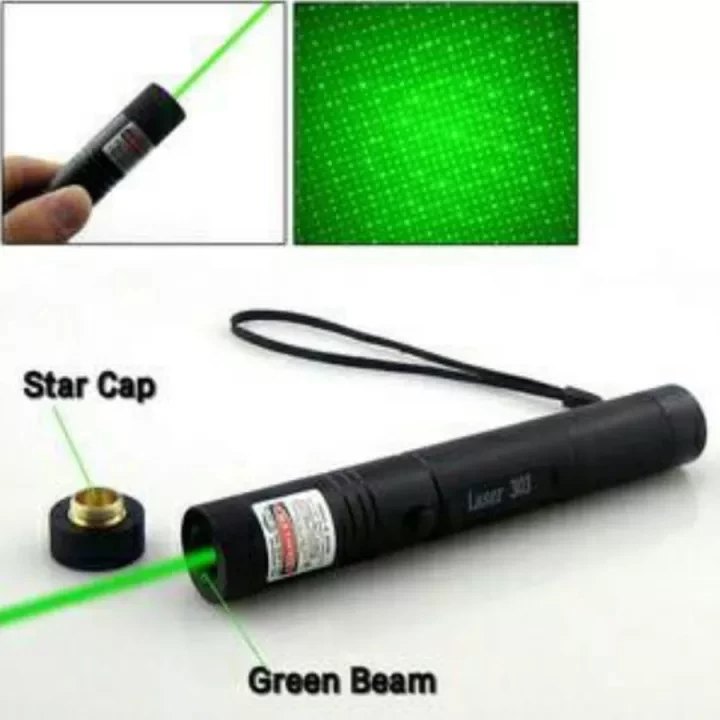 Barangunik2021 - Green Laser Pointer 303 / Laser Green Variation / Laser Safety Lock/Green Laser Pointer 303 ( Recharger )