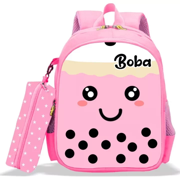 GT - Boba Backpack Viral School Backpacks for Girls Boba Bags - Schoolbags - Children's Backpacks - The newest Boba cartoon character 2022 for Kindergarten & Elementary School 1-4 can be paid on site