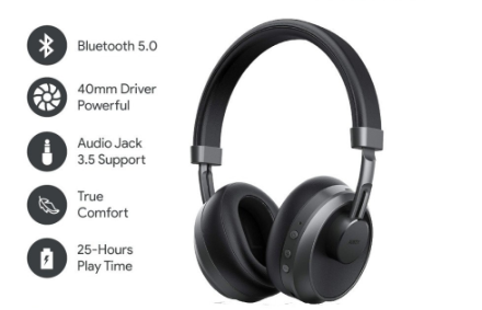 Headphone Aukey EP-B52 Wireless Headphone Bluetooth 5.0 - 500932