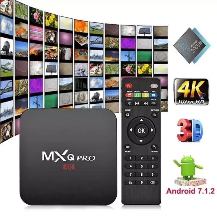 Android TV BOX MXQ-Pro 4K Smart TV Box Media Player Bergaransi RESMI