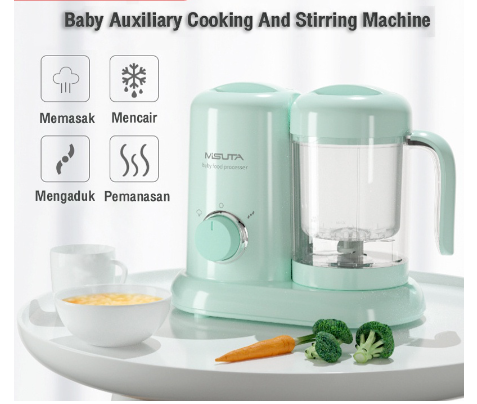 WETWCH Baby Food Processor Bayi Auxiliary Food Cooking Machine Multifunctional Cooking Mixing Machine Updated Grinder Bayi