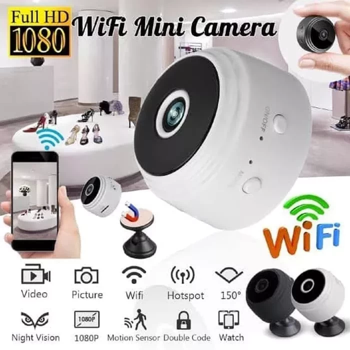 IP Camera A9 Mini Spy WiFi HD 1080P Smart CCTV Wireless Kamera IR Cam / ShennyClothing