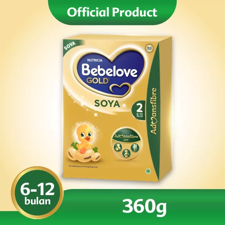 Bebelove Gold Soya 2 Baby Formula Powder 360 GR