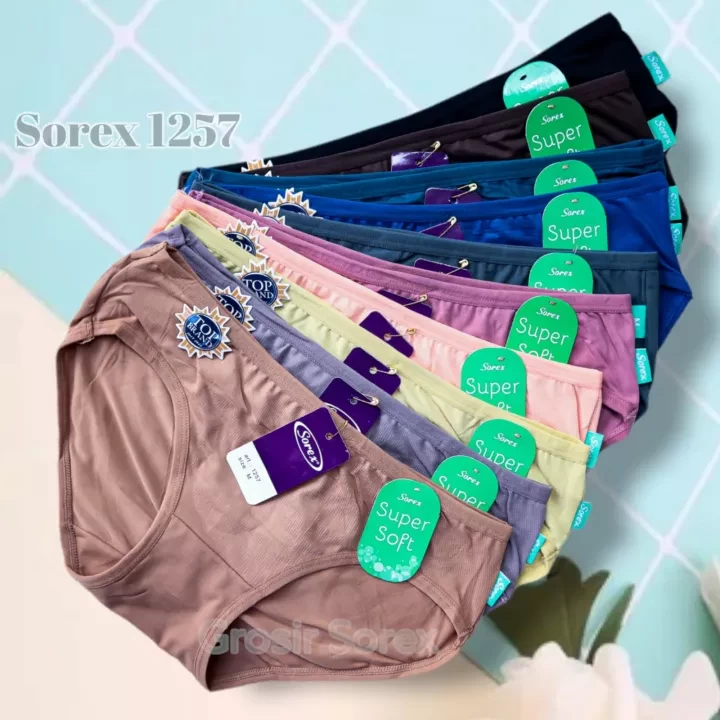 12Pcs Sorex Women's Panties Articles 1257 | Cd Sorex 1257 | Women's Cotton Panties