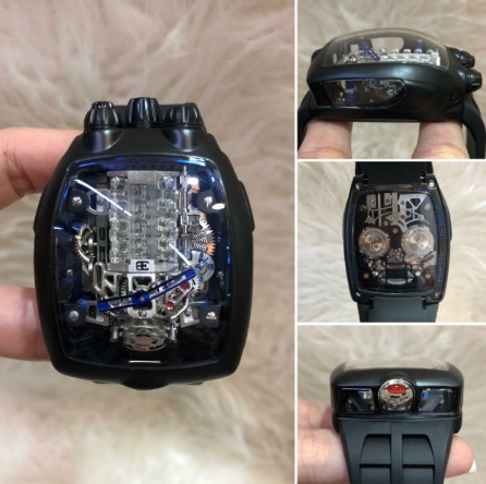 JAM TANGAN COWOK JACOB AND CO BUGGATI TYPE W16 AUTOMATIC SWISS CLONE GRADE AAA 1.1