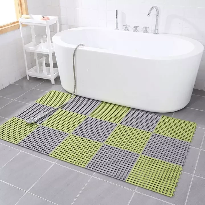 LD-C236 Anti-Slip Bathroom Rug 30x30CM / Anti-Slip Polka-dot Floor Mat Kitchen Non-Slip Mat