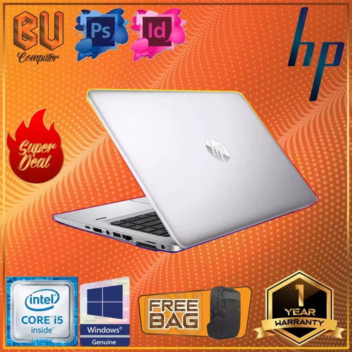 HP ELITEBOOK 840 G3 ULTRABOOK [ CORE I5 6200U SKYLAKE / 8GB DDR4 / 256GB SSD / WINDOW 10 PRO GENUINE [ 1 YEAR WARRANTY ]