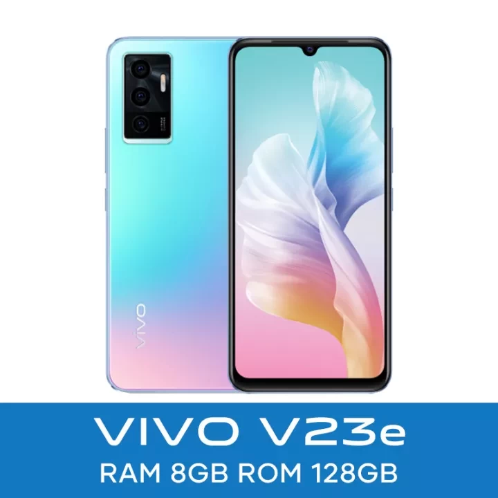 VIVO V23E hp RAM 8GB 128GB ROM NFC 44MP AF Super Night Selfie 8GB+3GB Extended RAM Can NFC COD Free Postage Latest Credit Installments hp promo Official warranty vivo Indonesia 100% original Free Ship