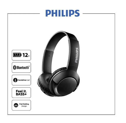 PHILIPS SHB 3075 headphone wireless xtra bass headset