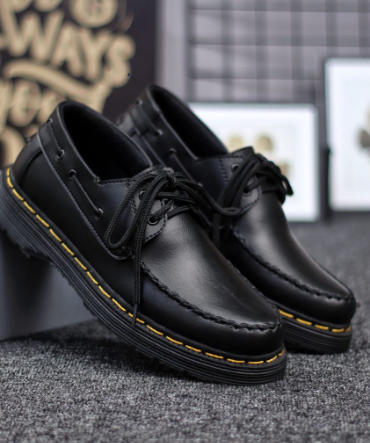 Sepatu Pantofel Kerja Formal Casual Hitam Pria Abraham Daniel